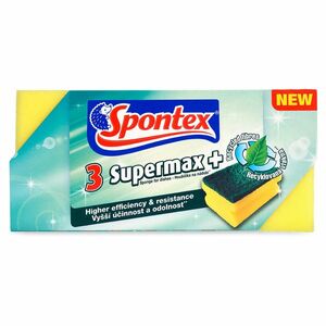 SPONTEX Supermax+ Houba tvarovaná velká 3 kusy obraz