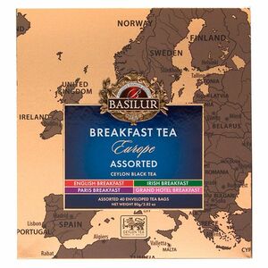 BASILUR Breakfast tea assorted europe černý čaj 40 sáčků obraz