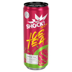 BIG SHOCK! Ice tea green raspberry 330 ml obraz