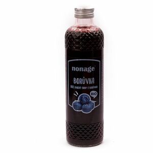 NONAGE Borůvkový ovocný sirup 250 ml BIO obraz