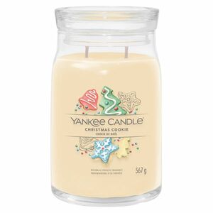 YANKEE CANDLE Signature Vonná svíčka velká 2 knoty Christmas Cookie 567 g obraz