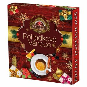 BASILUR Fruit infusions assorted pohádkové Vánoce 40 sáčků obraz