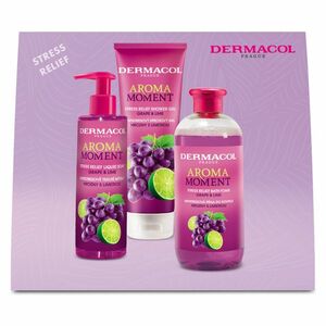 DERMACOL Aroma Moment hrozny s limetkou Dárkový set obraz