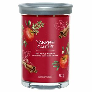 YANKEE CANDLE Signature Tumbler velký Red Apple Wreath 567 g obraz