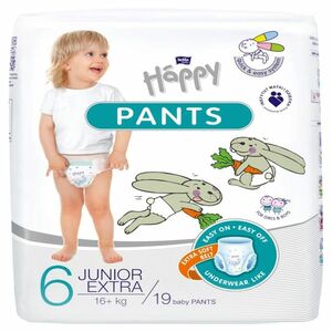 BELLA HAPPY Pants plenkové kalhotky Junior Extra 6 a 19 kusů obraz