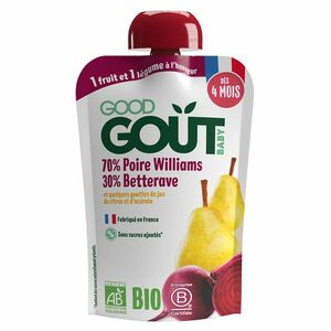 GOOD GOUT Hruška Williams s červenou řepou 4m+ BIO 120 g obraz