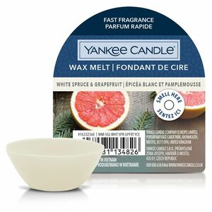 YANKEE CANDLE Vonný vosk White Spruce & Grapefruit 22 g obraz