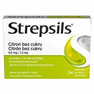 STREPSILS Citron bez cukru 24 pastilek obraz