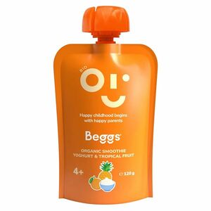 BEGGS Smoothie s jogurtem a tropickým ovocem 4m+ BIO 120 g obraz