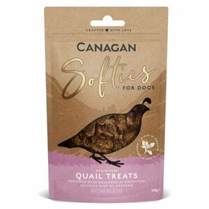 CANAGAN Softies quail treats pamlsky pro psy 200 g obraz