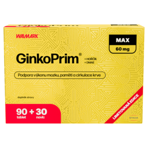 WALMARK GinkoPrim MAX 60 mg 90 + 30 tablet NAVÍC obraz