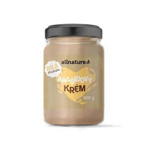 ALLNATURE Arašídové krém s bílou čokoládou 920 g obraz