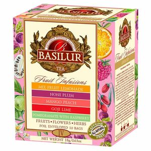 BASILUR Fruit infusions assorted IV ovocné čaje 10 sáčků obraz