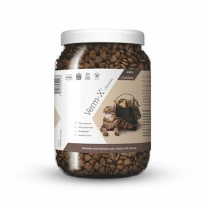 VERM-X Přírodní granule proti střevním parazitům pro kočky 650 g obraz