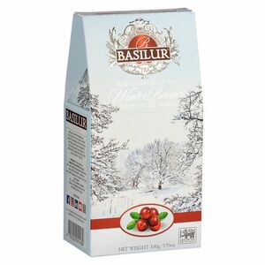 BASILUR Winter berries černý sypaný čaj s příchutí brusinek 100 g obraz