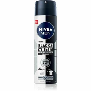 NIVEA MEN Invisible Black & White antiperspirant ve spreji pro muže 150 ml obraz