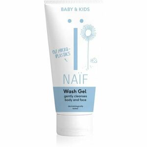 Naif Baby & Kids Wash Gel čisticí a mycí gel pro děti a miminka na tělo a obličej 200 ml obraz