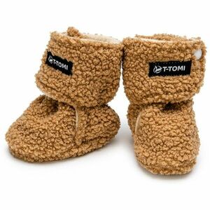 T-TOMI TEDDY Booties Brown dětské capáčky 6-9 months 1 ks obraz