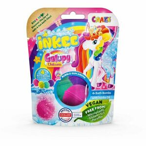 Craze INKEE Unicorn koupelová bomba pro děti 4x50 g obraz