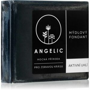 Angelic Mýdlový fondant Aktivní uhlí detoxikační mýdlo 105 g obraz