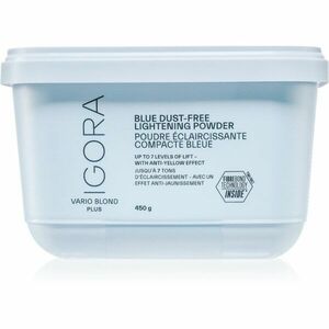 Schwarzkopf Professional IGORA Vario Blond Blue Dust-Free Lightening Powder zesvětlovač s obsahem jílu pro blond vlasy 450 g obraz