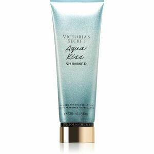 Victoria's Secret Aqua Kiss Shimmer tělové mléko pro ženy 236 ml obraz