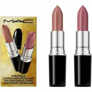 MAC Cosmetics Holiday Star Status Lustreglass Lipstick Duo dárková sada (na rty) obraz