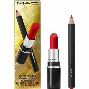 MAC Cosmetics Holiday Tiny Treasures Mini Lip Duo dárková sada Red (na rty) odstín obraz