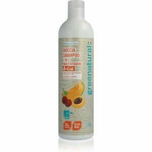 Greenatural Shower Gel & Shampoo sprchový gel a šampon 2 v 1 s vitamíny A, C, E 400 ml obraz