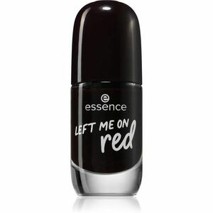 essence Gel Nail Colour lak na nehty odstín 72 LEFT ME ON red 8 ml obraz