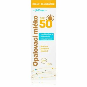 MedPharma Opalovací mléko SPF50 opalovací mléko s vysokou UV ochranou 230 ml obraz