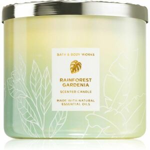 Bath & Body Works Rainforest Gardenia vonná svíčka II. 411 g obraz