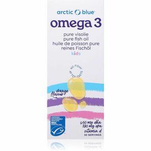 Arctic Blue Omega 3 Kids podpora správného fungování organismu pro děti příchuť Orange 150 ml obraz