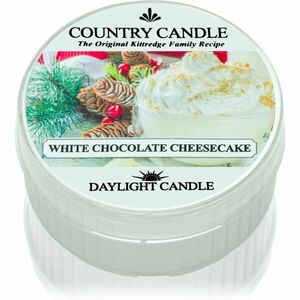 Country Candle White Chocolate Cheesecake čajová svíčka 42 g obraz