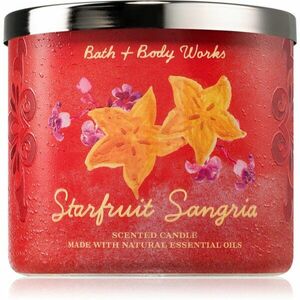 Bath & Body Works Starfruit Sangria vonná svíčka 411 g obraz