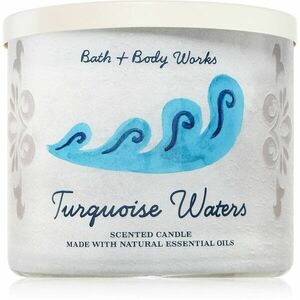 Bath & Body Works Turquoise Waters vonná svíčka 411 g obraz