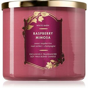 Bath & Body Works Raspberry Mimosa vonná svíčka 411 g obraz