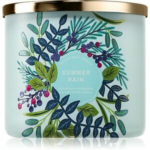 Bath & Body Works Summer Rain vonná svíčka 411 g obraz