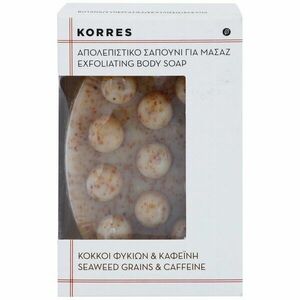 Korres Seaweed Grains & Kaffeine peelingové mýdlo proti celulitidě 125 g obraz