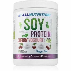 Allnutrition Soy Protein sójový proteinový izolát příchuť Cherry & Yoghurt 500 g obraz