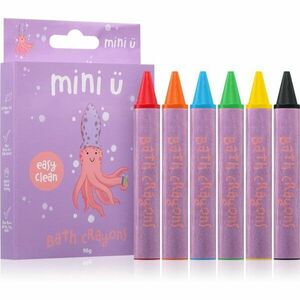 Mini-U Bath Crayons barevné tužky do koupele 6x96 g obraz