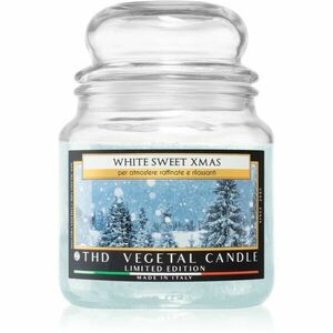 THD Vegetal White Sweet Xmas vonná svíčka 400 g obraz