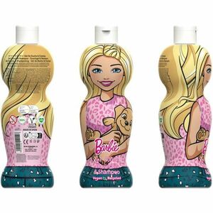 Barbie 2in1 jemný sprchový gel a šampon pro děti 400 ml obraz