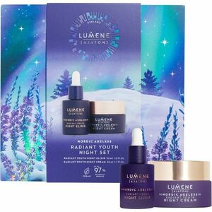 Lumene AJATON Nordic Ageless dárková sada Radiant Youth (na noc) obraz