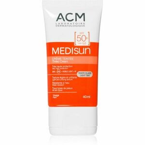 ACM Medisun ochranný krém SPF 50+ odstín Light 40 ml obraz