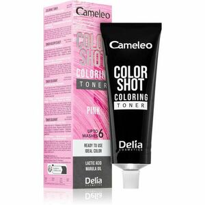 Delia Cosmetics Cameleo Color Shot barevný toner na vlasy odstín PINK 60 ml obraz