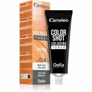 Delia Cosmetics Cameleo Color Shot barevný toner na vlasy odstín COPPER 60 ml obraz