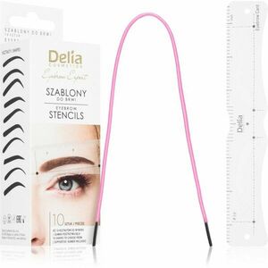 Delia Cosmetics Eyebrow Expert Eyebrow Stencils šablony na obočí 1 ks obraz