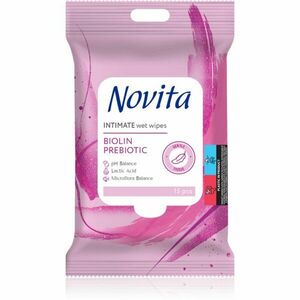 NOVITA Intimate Biolin Prebiotic vlhčené ubrousky na intimní hygienu 15 ks obraz