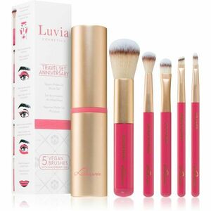 Luvia Cosmetics Prime Vegan Anniversary sada štětců s pouzdrem cestovní obraz